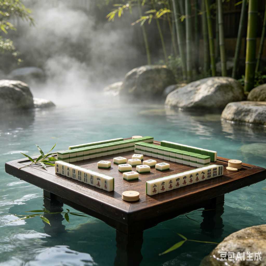 engraved texture mahjong tiles